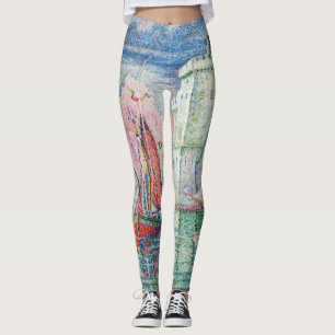 Paul Signac - Entrance of La Rochelle Harbor Leggings