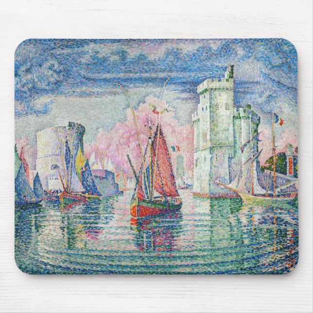 Paul Signac - Entrance of La Rochelle Harbor Musmatta (Framsidan)