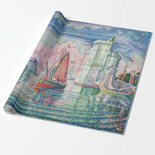 Paul Signac - Entrance of La Rochelle Harbor Presentpapper