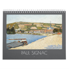 Paul Signac Finsk Konst Punktillism Målningar Kalender