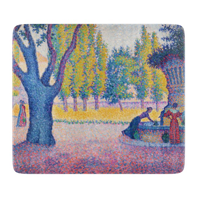 Paul Signac - Fontän des Lices, Saint-Tropez (Framsidan)