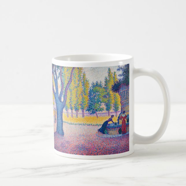 Paul Signac - Fontän des Lices, Saint-Tropez Kaffemugg (Höger)