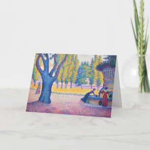 Paul Signac - Fontän des Lices, Saint-Tropez Kort