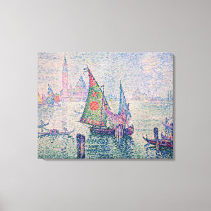 Paul Signac - Grönt Sail Canvastryck