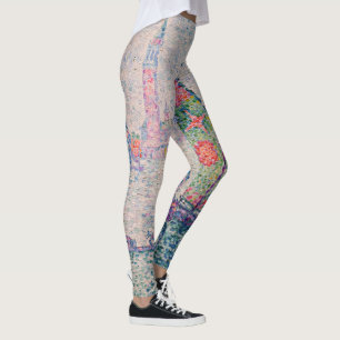 Paul Signac - Grönt Sail Leggings