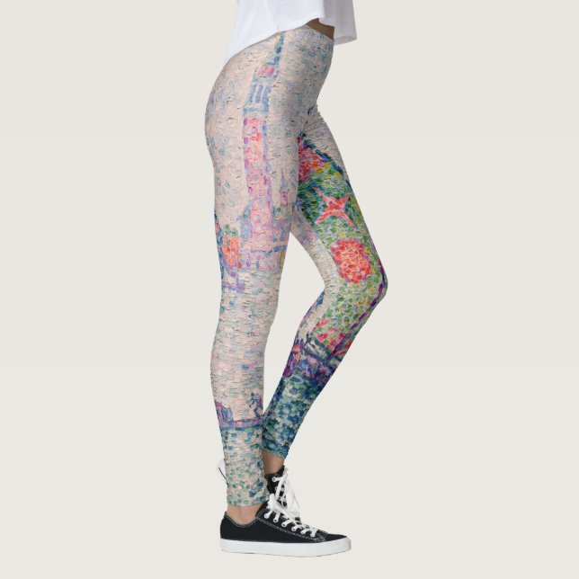 Paul Signac - Grönt Sail Leggings (Höger)