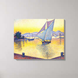 Paul Signac - Hamnen vid solnedgång, Opus 236 Canvastryck
