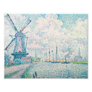 Paul Signac - kanal av Overschie Fototryck