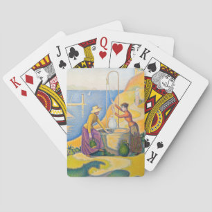 Paul Signac - Kvinnor i brunnen Casinokort
