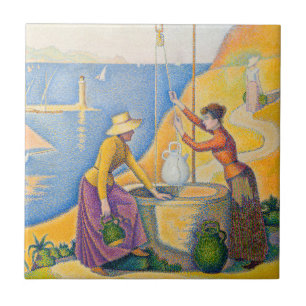 Paul Signac - Kvinnor i brunnen Kakelplatta