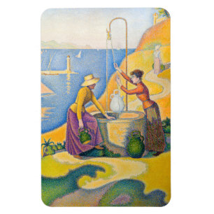 Paul Signac - Kvinnor i brunnen Magnet