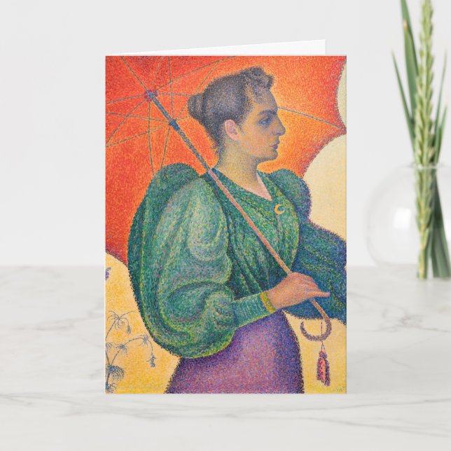 Paul Signac - Kvinnor med parasol Kort (Framsida)