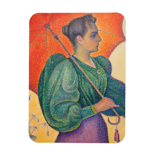 Paul Signac - Kvinnor med parasol Magnet (Vertikal)