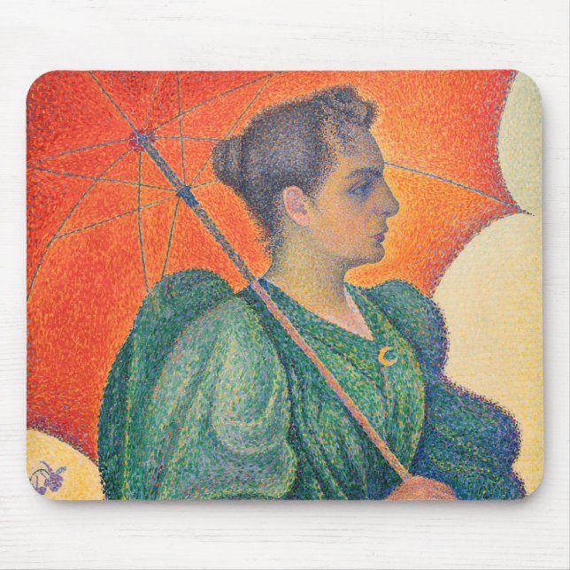 Paul Signac - Kvinnor med parasol Musmatta (Framsidan)