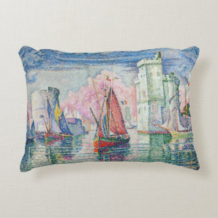 Paul Signac - La Rochelles hamninlopp Prydnadskudde