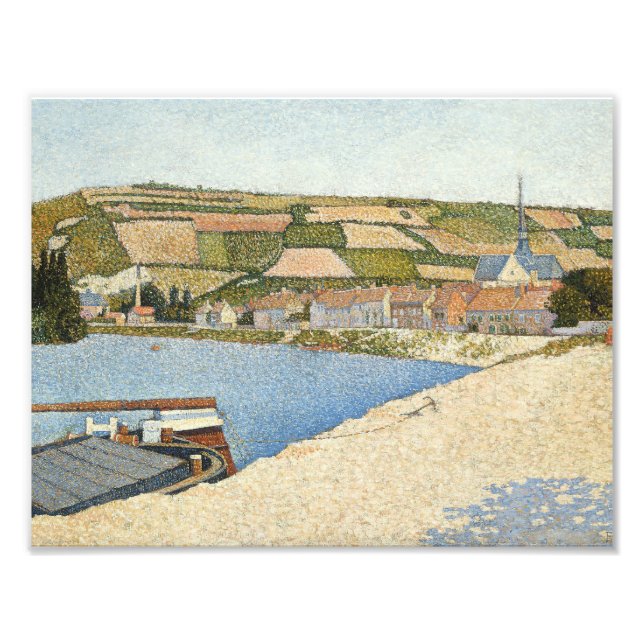 Paul Signac - Les Andelys, Cote d'Aval Fototryck (Framsidan)