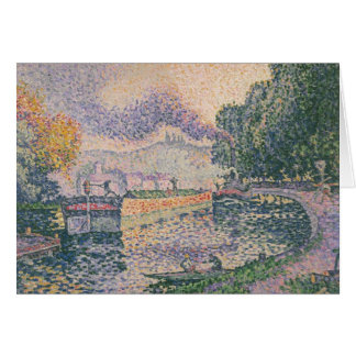 Paul Signac målning Hälsningskort