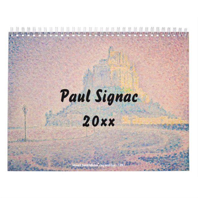 Paul Signac Masterbitar Selection Kalender (Omslag)