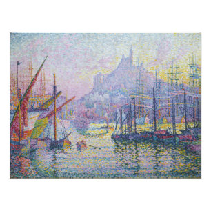 Paul Signac - Notre-Dame-de-la-Garde, Marseille Fototryck