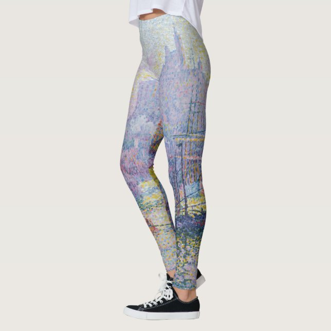 Paul Signac - Notre-Dame-de-la-Garde, Marseille Leggings (Vänster)