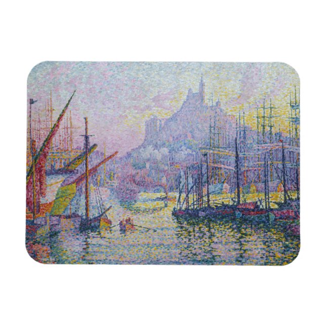 Paul Signac - Notre-Dame-de-la-Garde, Marseille Magnet (Horisontell)