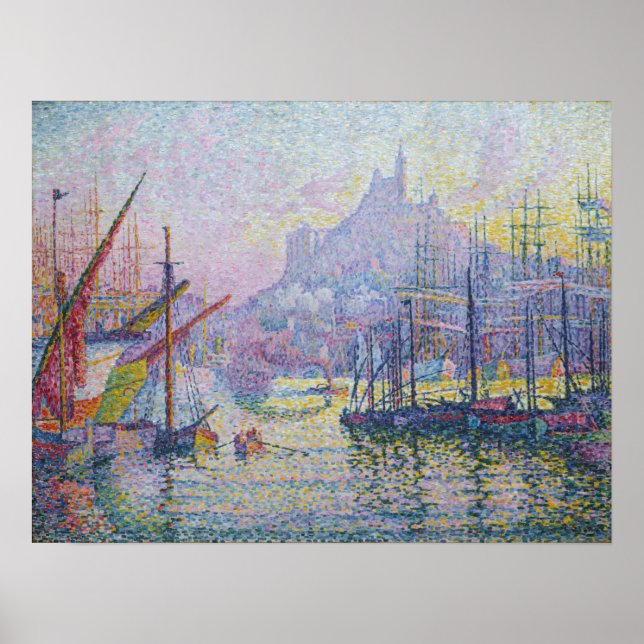 Paul Signac - Notre-Dame-de-la-Garde, Marseille Poster (Framsidan)