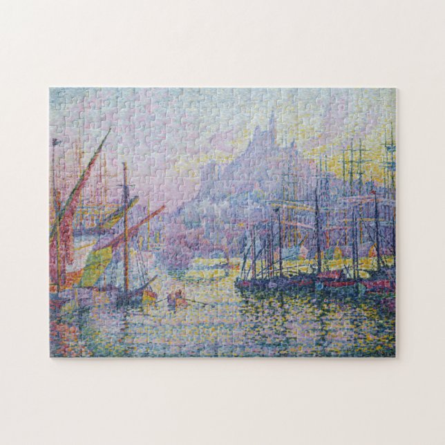 Paul Signac - Notre-Dame-de-la-Garde, Marseille Pussel (Horisontell)