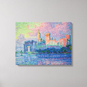 Paul Signac - Papal Palace, Avignon Canvastryck