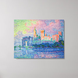 Paul Signac - Papal Palace, Avignon Canvastryck