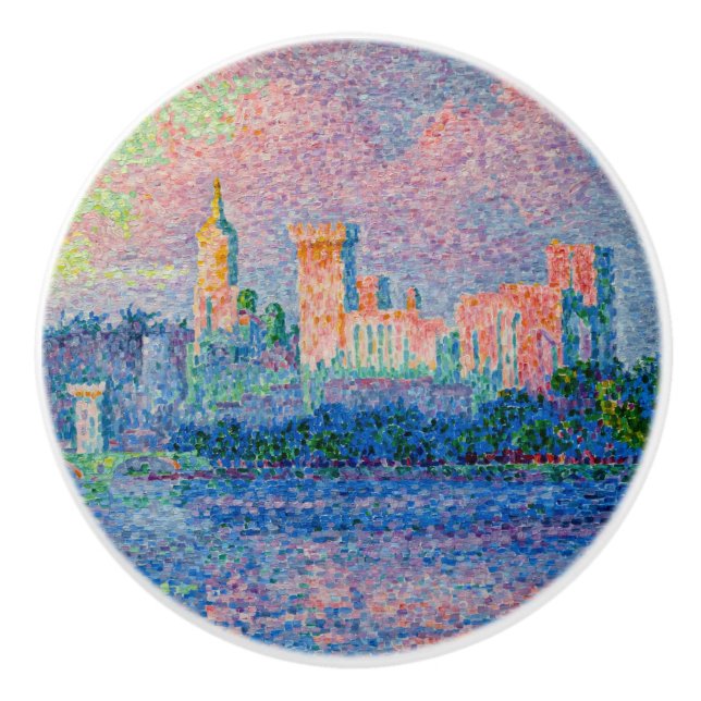 Paul Signac - Papal Palace, Avignon Knopp (Framsidan)