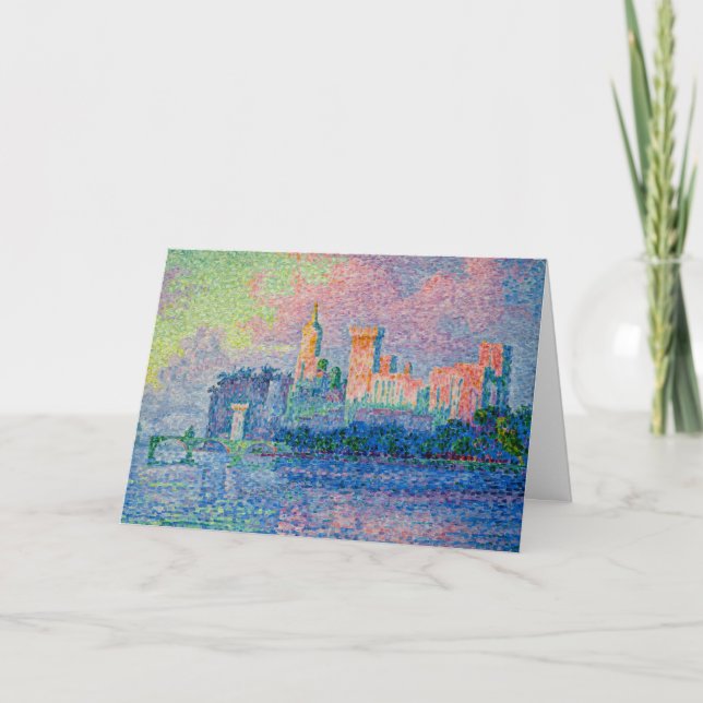 Paul Signac - Papal Palace, Avignon Kort (Framsida)