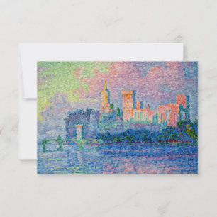 Paul Signac - Papal Palace, Avignon Tack Kort