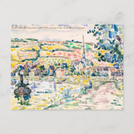 Paul Signac-Petit Andely-The River Bank 1920-1929 Vykort