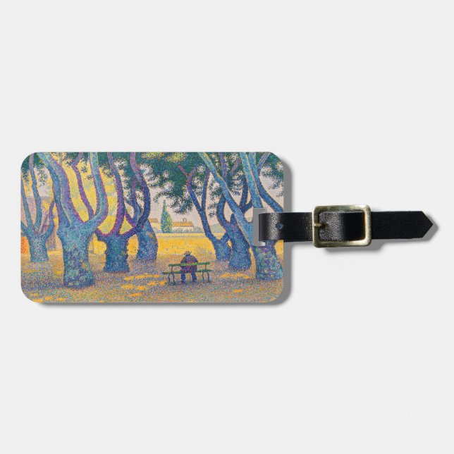 Paul Signac - Place des Lices, Saint-Tropez Bagagebricka (Horisontell Framsida)