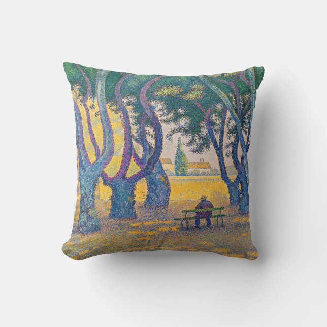 Paul Signac - Place des Lices, Saint-Tropez Kudde (Framsida)