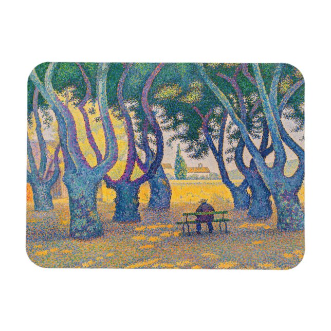 Paul Signac - Place des Lices, Saint-Tropez Magnet (Horisontell)