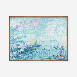 Paul Signac Port of Rotterdam Painting Art Print Poster