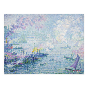 Paul Signac - porten av Rotterdam Fototryck