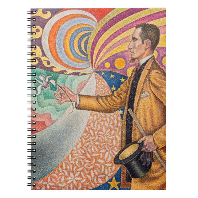 Paul Signac - Porträtt från Felix Feneon, Opus 217 Anteckningsbok (Framsidan)