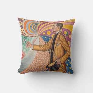Paul Signac - Porträtt från Felix Feneon, Opus 217 Kudde