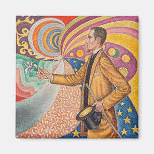 Paul Signac - Porträtt från Felix Feneon, Opus 217 Magnet