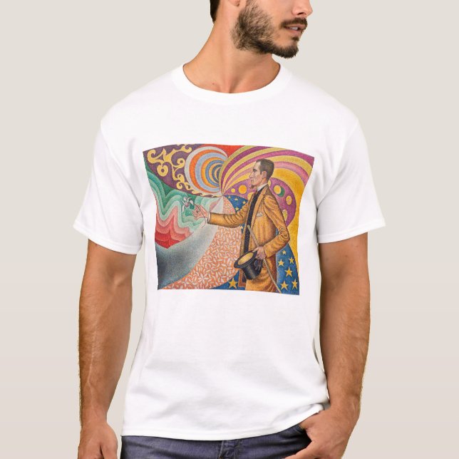 Paul Signac - Porträtt från Felix Feneon, Opus 217 T Shirt (Framsida)