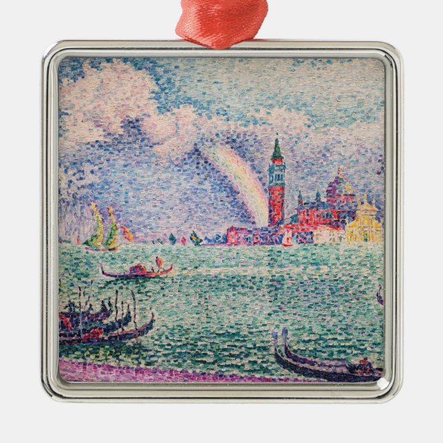 Paul Signac - Rainbow, Venedig Julgransprydnad Metall (Framsidan)