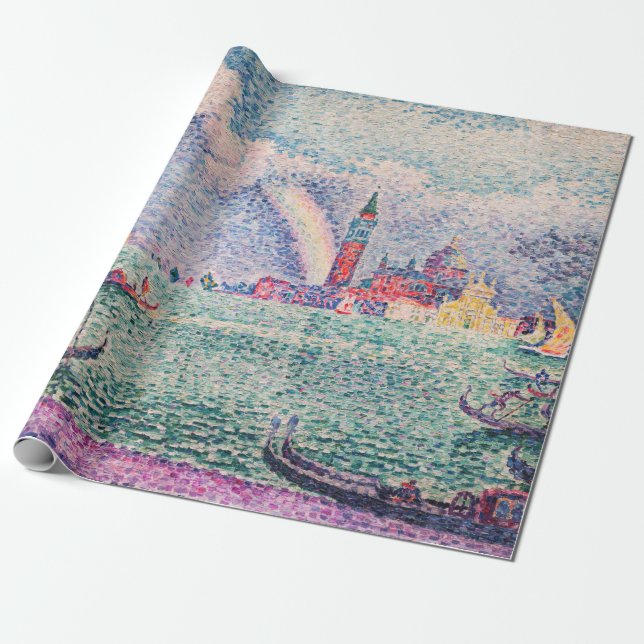 Paul Signac - Rainbow, Venedig Presentpapper (Utrullad)