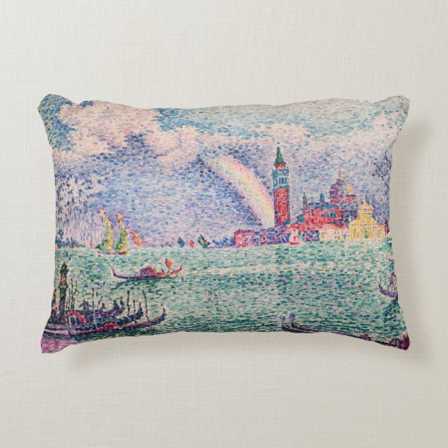 Paul Signac - Rainbow, Venedig Prydnadskudde (Framsidan)
