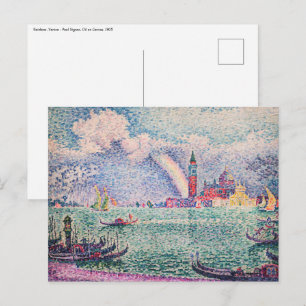 Paul Signac - Rainbow, Venedig Vykort