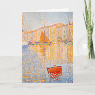 Paul Signac - Red Buoy, Saint-Tropez Kort
