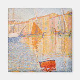 Paul Signac - Red Buoy, Saint-Tropez Magnet
