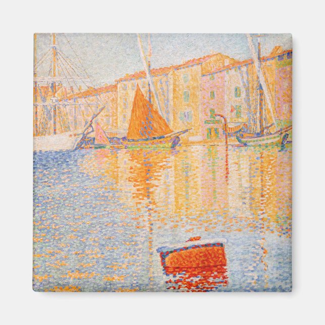 Paul Signac - Red Buoy, Saint-Tropez Magnet (Framsidan)