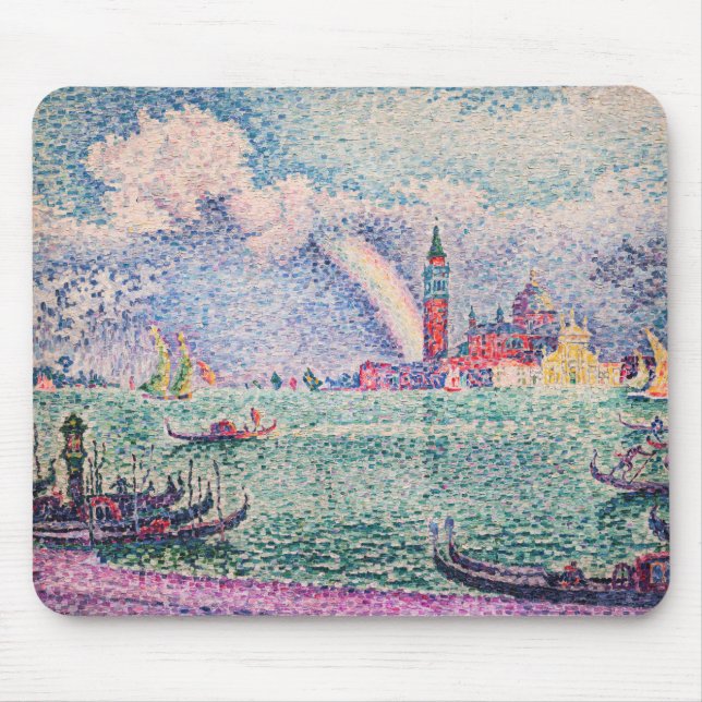Paul Signac - Regnbåge, Venedig Musmatta (Framsidan)